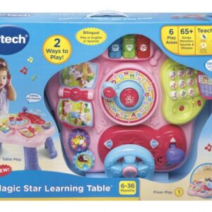 میز بازی دو حالته ستاره‌ای صورتی Vtech