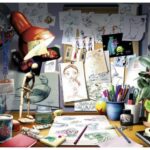 پازل 1000 تکه راونزبرگر مدل میز طراحی دیزنی و پیکسار, image 2