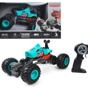 ماشین کنترلی Shark Monster Truck طرح کوسه Crazon مدل آبی, تنوع: 333-FD22161-Shark Monster Truck Blue, image