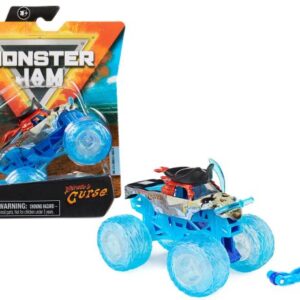 ماشین Monster Jam مدل Curse با مقیاس 1:64 به همراه پایه