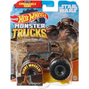 پک تکی ماشین Hot Wheels سری Monster Truck مدل Star Wars Chewbacca