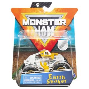 ماشین Monster Jam مدل Earth Shaker با مقیاس 1:64 به همراه آدمک