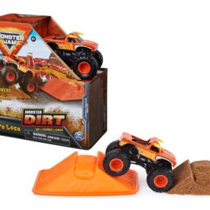ماشین Monster Jam Dirt مدل El Toro Loco همراه با Kinetic Sand, image