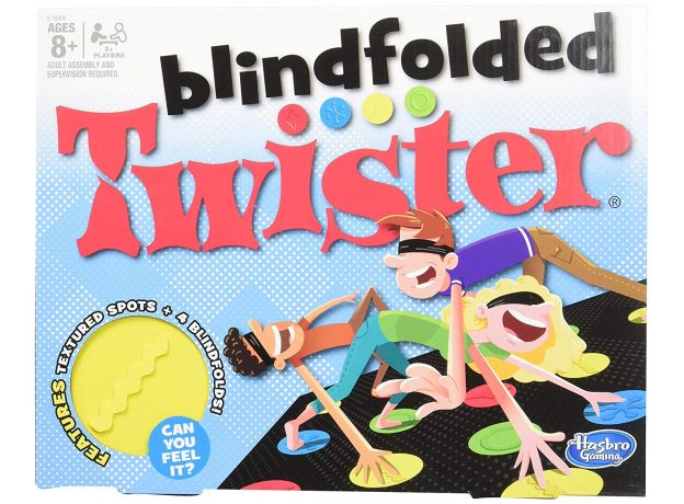 بازی گروهی توئیستر همراه با چشم بند BLINDFOLDED TWISTER, image