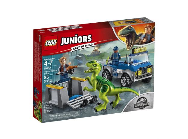 لگو مدل کامیون نجات دایناسور رپتور سری جونیور (10757), image