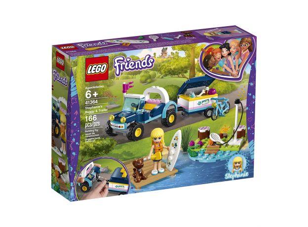 لگو مدل تریلر و ماشین استفانی سری فرندز (41364), image
