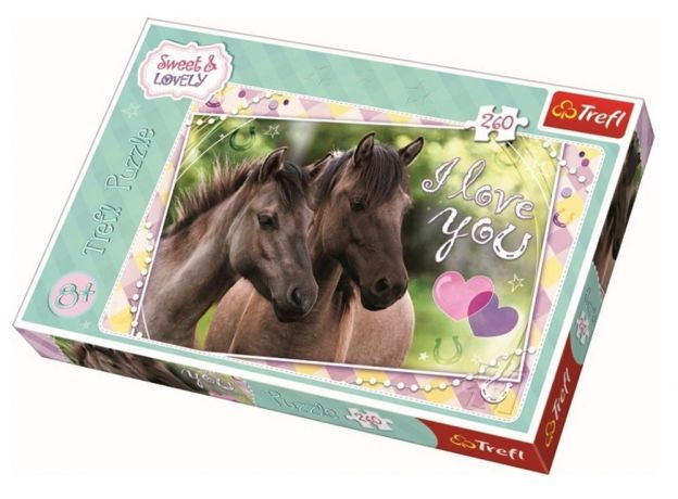 پازل 260 تکه ترفل مدل We love horses, image