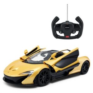 ماشین کنترلی Mclaren مدل P1 GTR با دربهای بازشونده (زرد)