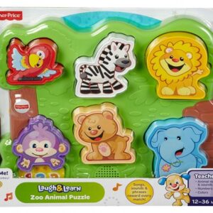 پازل موزیکال Fisher Price مدل حیوانات باغ وحش, تنوع: CGM43-Zoo, image