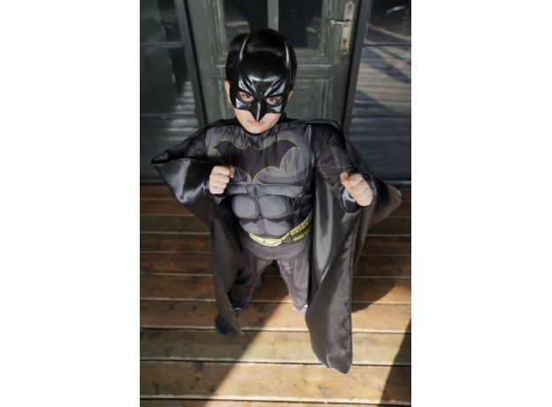 لباس بتمن با ماسک و شنل سایز M, image