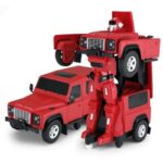ماشین کنترلی تبدیل شونده لندرور دیفندر قرمز راستار با مقیاس 1:14, تنوع: 76400-Red, image