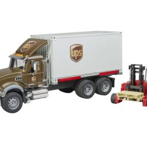 کامیون حمل بار Mack همراه با لیفت تراک‬‎ برودر Bruder, image