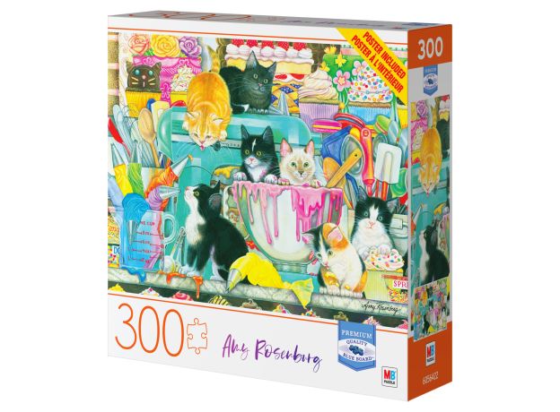 پازل 300 تکه Spin Master طرح گربه های بامزه در قنادی, تنوع: 6056422-Cute Cats, image