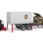 کامیون حمل بار Mack همراه با لیفت تراک‬‎ برودر Bruder, image 4
