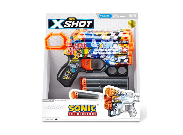 تفنگ ایکس شات X-Shot سری Skins مدل Super Speed, تنوع: 36660-Super Speed, image