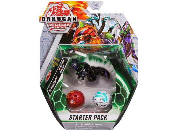 پک 3 تایی Starter باکوگان Bakugan مدل Fenneca مشکی, image