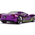 ماشین فلزی 2009 Chevy Corvette Stingray و فیگور فلزی جوکر با مقیاس 1:24, image 5