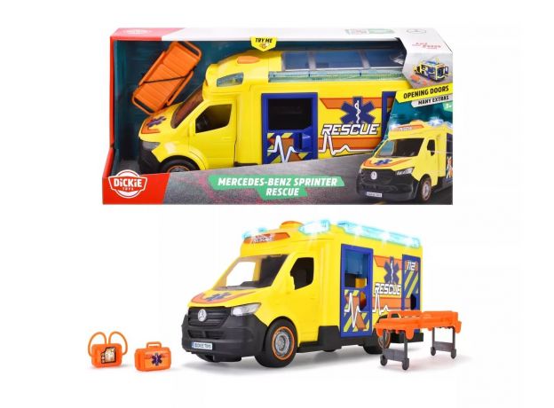 ماشین نجات 35 سانتی مرسدس بنز اسپرینتر Dickie Toys, image