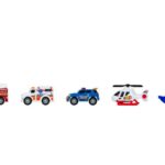 پک 5 تایی ماشین های امدادی Nikko Toys سری Road Rippers, image 4