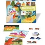 پازل 3 در 1 و بازی مموری راونزبرگر مدل دایناسور, image 2