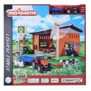 سِت ماشین بازی مدل اسطبل (Majorette)