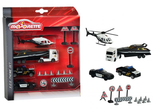 سِت ماشین بازی مدل SOS (Majorette), image