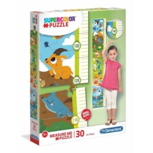 پازل 30 تکه کلمنتونی Measure Meمدل حيوانات و زيستگاه آن ‌ها, تنوع: 20329-Cuties Animal, image