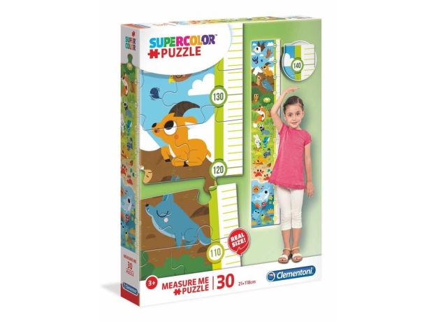 پازل 30 تکه کلمنتونی Measure Meمدل حيوانات و زيستگاه آن ‌ها, تنوع: 20329-Cuties Animal, image