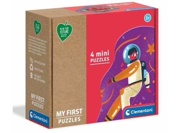 پازل 4 در 1 کلمنتونی مدل سفر به ماه, image