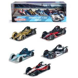 پک 5 تايی ماشين های مسابقه فلزی Majorette مدل Formula-E Gen 2 Cars, image