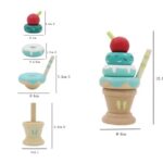 حلقه های رنگی چوبی پیکاردو مدل بستنی آبی, تنوع: BZ-44-H-PD-Blue, image 3