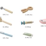 ست دندان پزشکی چوبی با جعبه فلزی پیکاردو, image 5