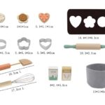 ست شیرینی‌ پزی چوبی با جعبه فلزی پیکاردو, image 5