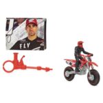 موتور سوپر کراس با مقیاس 1:24 به همراه فیگور مدل Honda قرمز شماره 10, image 4