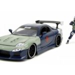 ماشین فلزی مزدا RX-7 1993 به همراه فیگور کاکاشی هاتاکه با مقیاس 1:24, تنوع: Kakashi Hatake-253255055, image 10