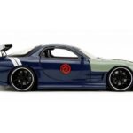 ماشین فلزی مزدا RX-7 1993 به همراه فیگور کاکاشی هاتاکه با مقیاس 1:24, تنوع: Kakashi Hatake-253255055, image 3