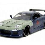 ماشین فلزی مزدا RX-7 1993 به همراه فیگور کاکاشی هاتاکه با مقیاس 1:24, تنوع: Kakashi Hatake-253255055, image 4