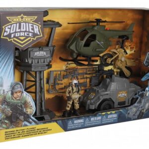 ست بازی هلیکوپتر و ماشین سربازهای Soldier Force مدل Air Falcon Patrol