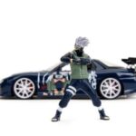 ماشین فلزی مزدا 1993 مدل RX-7 و فیگور فلزی کاکاشی هاتاکه با مقیاس 1:24, تنوع: 253255085-Kakashi, image 2