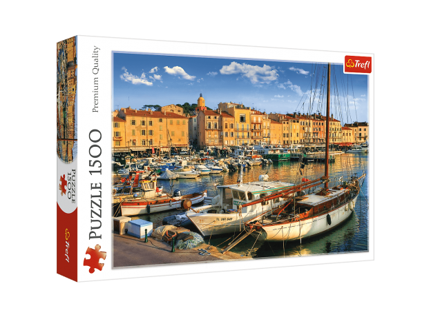 پازل 1500 تکه ترفل مدل بندر قدیمی سنت تروپز, image