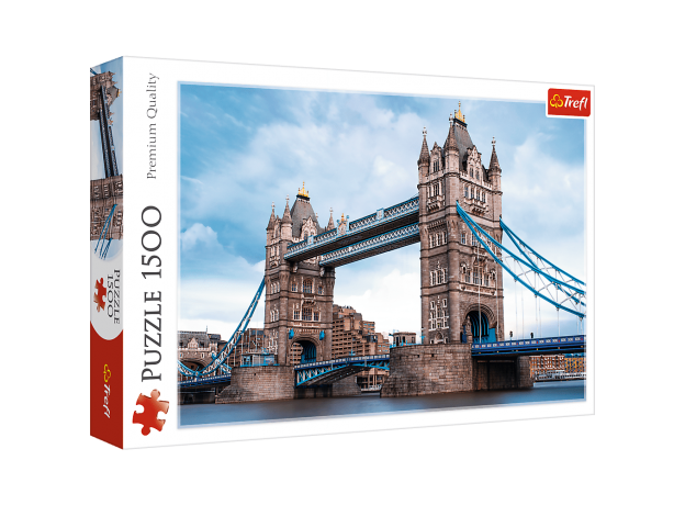 پازل 1500 تکه ترفل مدل تاور بریج بر روی رودخانه تامس, image
