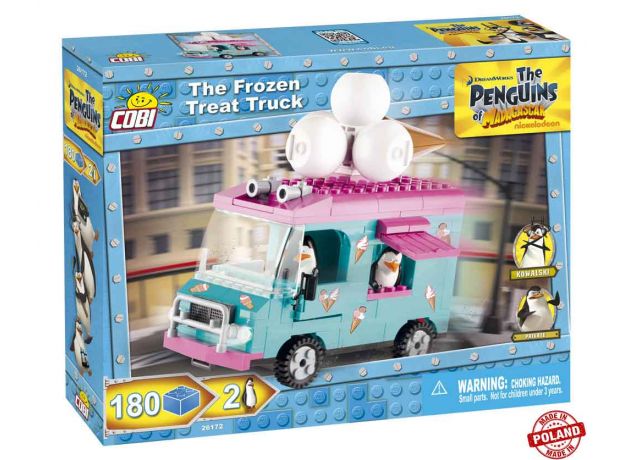 بلاک ساختنی کوبی مدل کامیون بستنی پنگوئن های ماداگاسکار, image