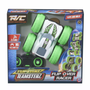 ماشین کنترلی Flipsterz مدل Flip Over Racer سفید و سیاه