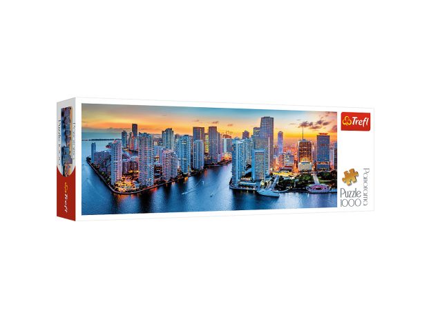 پازل 1000 تکه ترفل مدل هوای گرگ و میش میامی (پانوراما), image