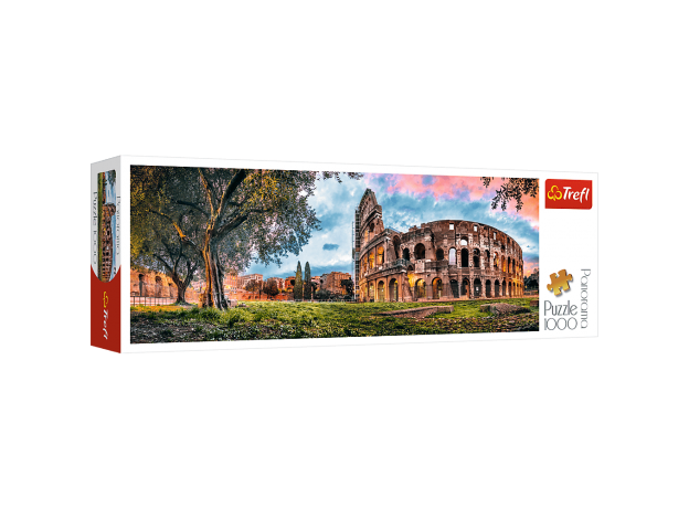 پازل 1000 تکه ترفل مدل آمفی تئاتر Colosseum در رم (پانوراما), image