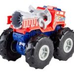 پک تکی ماشین 13 سانتی Hot Wheels سری Monster Truck مدل Twisted Tredz (5 Alarm), تنوع: GVK37-5 Alarm, image 3