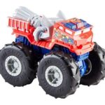 پک تکی ماشین 13 سانتی Hot Wheels سری Monster Truck مدل Twisted Tredz (5 Alarm), تنوع: GVK37-5 Alarm, image 2