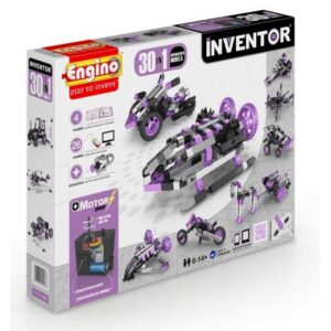 بلاک ساختنی Engino اینونتور 30 در 1 مدل موتوردار بنفش, image