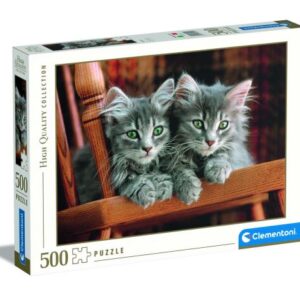 پازل 500 تکه کلمنتونی مدل بچه گربه های دوست داشتنی, image