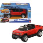 ماشین عقب کش Hot Wheels سری Pull-Back Speeders مدل GMC Hummer EV قرمز, تنوع: HPT04-GMC Hummer EV, image
